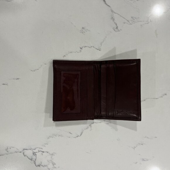 Yves Saint Laurent - Men's Trifold Brown Leather Wallet - Picture 9 of 16